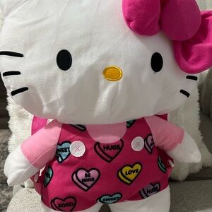 💘valentines 💝 Hello Kitty Plush Backpack 🎀💖💝